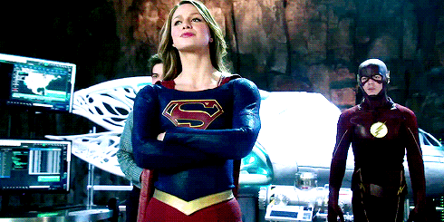 supergirl flash gif